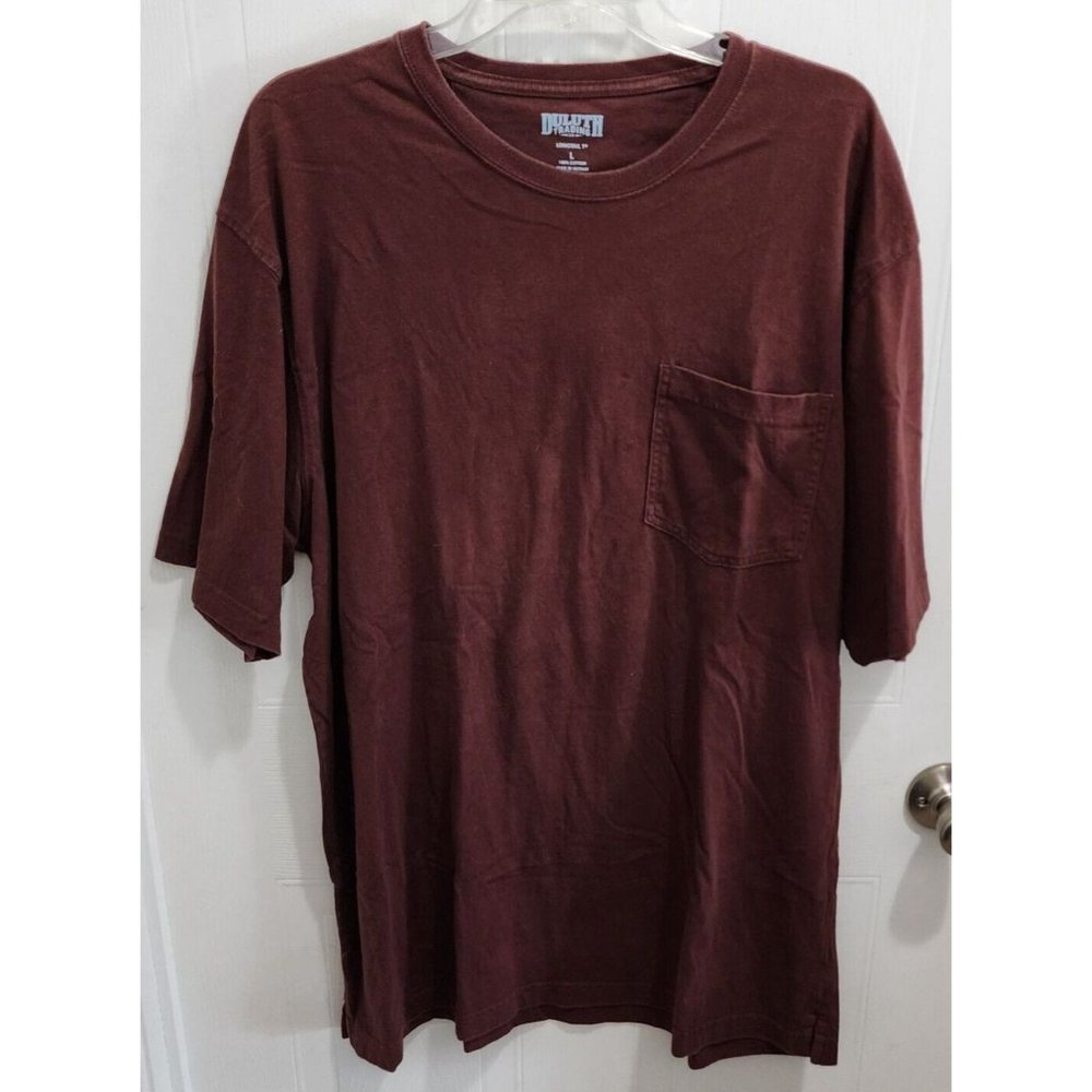 Duluth Trading Co Longtail T Red Short Sleeve CrewNeck T-Shirt Size Large